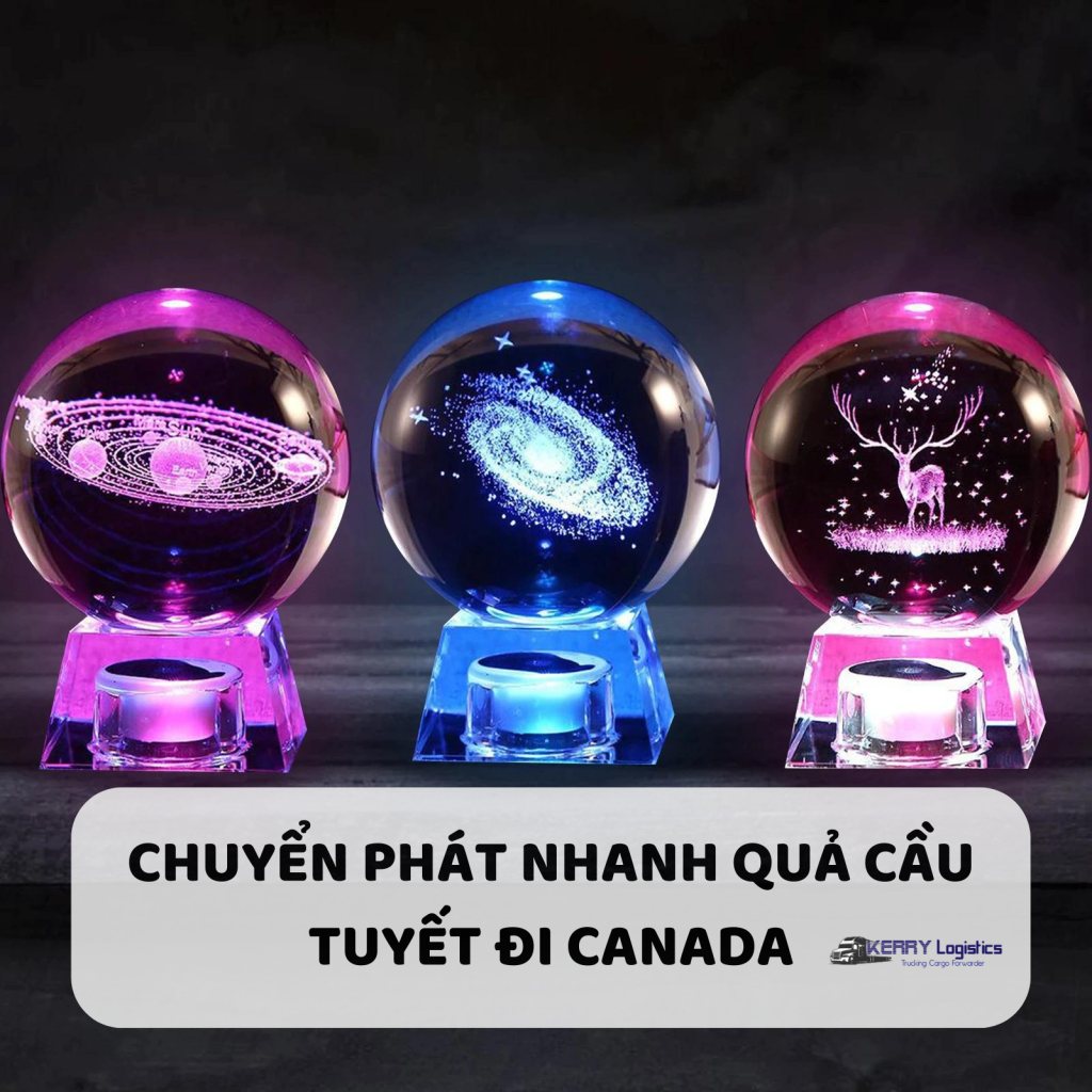 Chuyển phát nhanh quả cầu tuyết đi Canada