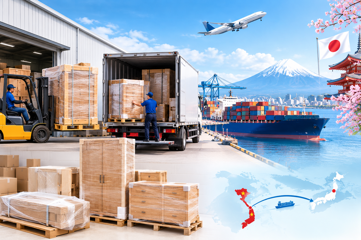 Vận chuyển linh kiện điện tử từ Bình Dương đi Nhật Bản: Những lưu ý khi xuất khẩu