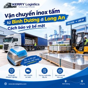 Vận chuyển inox tấm từ Bình Dương đi Long An: Cách bảo vệ bề mặt